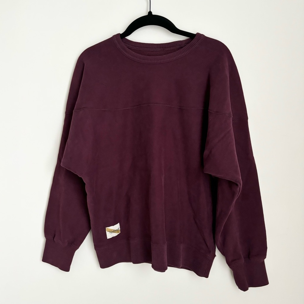 Tracksmith Maroon Crewneck Sweatshirt